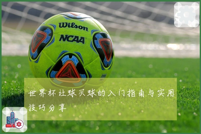 世界杯让球买球的入门指南与实用技巧分享