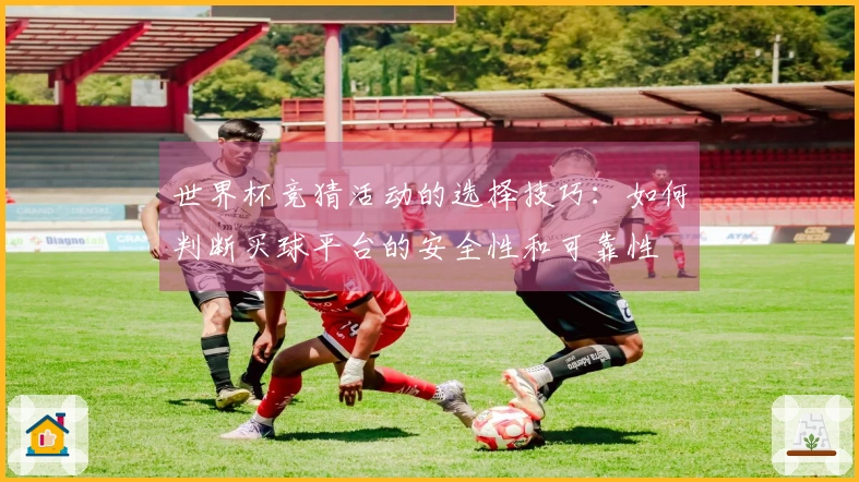 世界杯竞猜活动的选择技巧：如何判断买球平台的安全性和可靠性