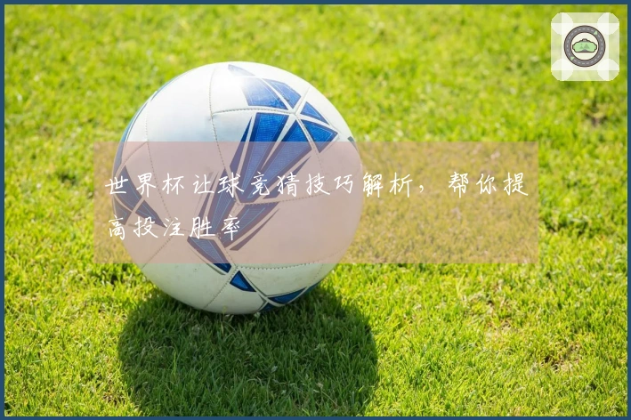 世界杯让球竞猜技巧解析，帮你提高投注胜率